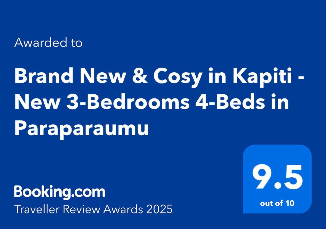 Brand New & Cosy In Kapiti - New 3-Bedrooms 4-Beds In Paraparaumu Esterno foto